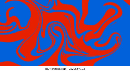 Simple Pattern liquify art mixing colour for background western culture