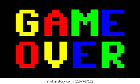 3,378 Game over pixel Images, Stock Photos & Vectors | Shutterstock