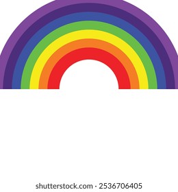 Simple rainbow background with colors ranging from violet indigo to orange red ideal as a backdrop with space for customizable text - Powered by Shutterstock