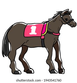 競争馬 のイラスト素材 画像 ベクター画像 Shutterstock
