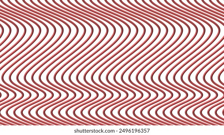 Simple red line curve pattern print design for presentation, wallpaper, linen, background, poster, carpet, rug, cover, duvet, curtain, pillow, bedding, shawl, scarf, frame, mug, t shirt, mousepad