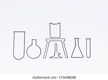 Simple Sketch Showing Science Elements Stock Illustration 1736588288 ...