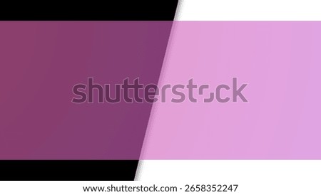 Simple and stylish half-color background