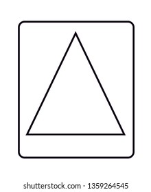 Simple symbol , Square and triangle in the middle.