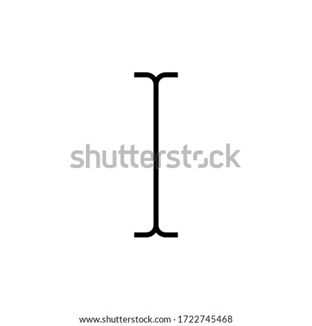 Simple text insert marker. Type input mouse cursor
