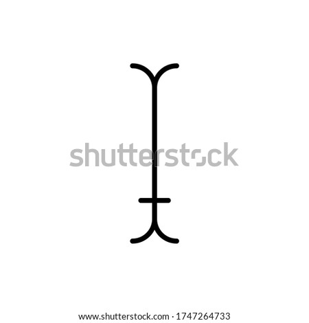 Simple text insert marker. Type input mouse cursor