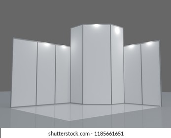 Simple Trade Show Booth 3d Illustration Stock Illustration 1185661651 ...