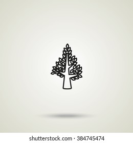 Simple Tree Illustration Stock Illustration 384745474 | Shutterstock