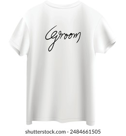 simple t-shirt design white color