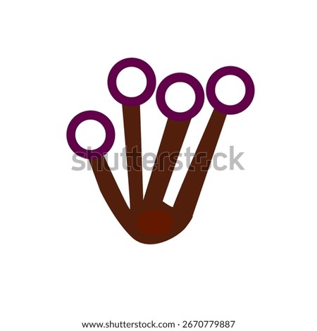 Simple vector style with balanced proportions and tone.