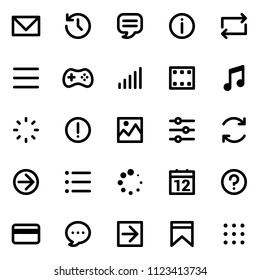 Music Notes Icons Set Vector Illustration Stock Vector (Royalty Free ...