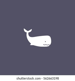 Simple Whale Icon