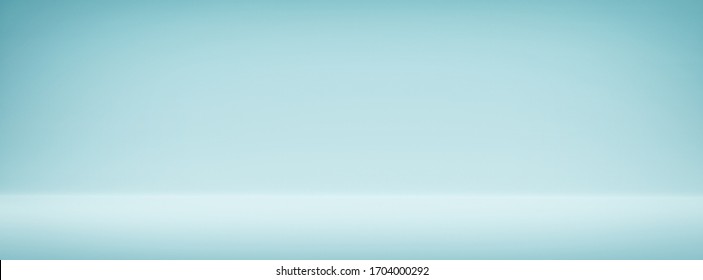 Simple Wide Blue Vintage Gradient Abstract Background A Space For Display Or Montage Product Or Present Content Advertising Mockup Wide Banner Backdrop Design.