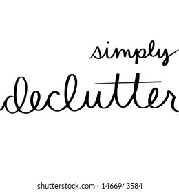 Simply Declutter Simple Digital Sign