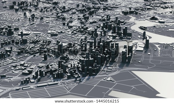 Singapore Map Satellite View Singapore Map Satellite View 3d Illustration Stock Illustration 