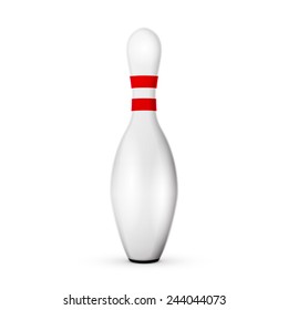 Bowling Pin Stock Vector (Royalty Free) 233384563