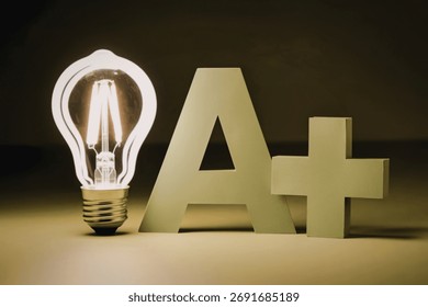 single, buzzing fluorescent light bulb