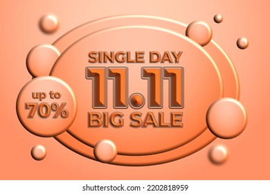 Single Day Double 11 Banner Promotion Template