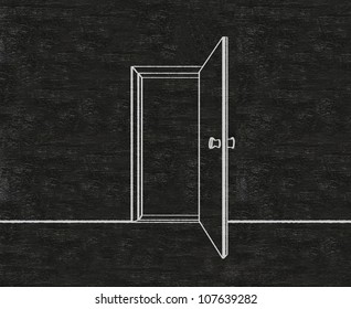 Architectural Door Opening Drawings Hd Stock Images Shutterstock