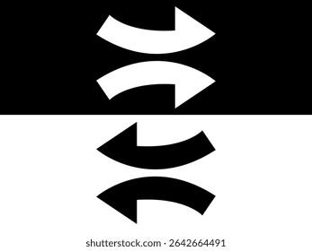 Single head arrow vector illustration in HD