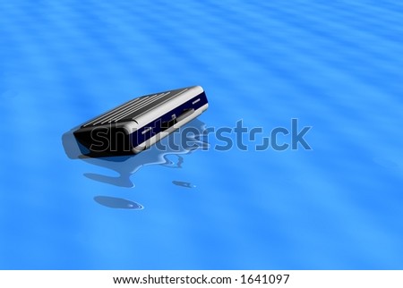sinking brief case