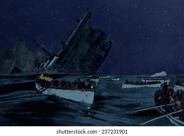 Titanic Sinking Images Stock Photos Vectors Shutterstock