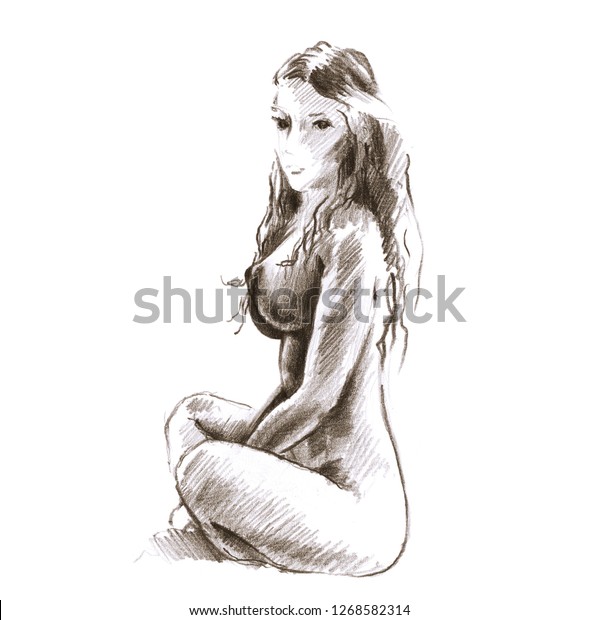 Beautiful Nude Women Pencil Drawings