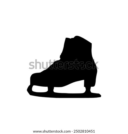 skating icon  vector in white bachground