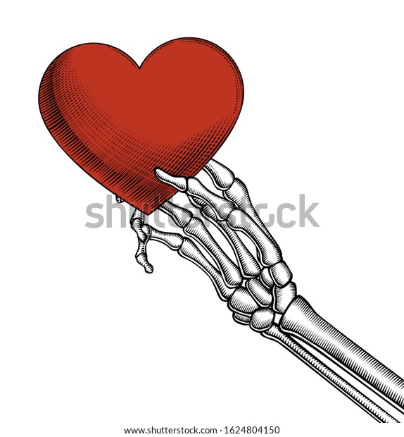 22+ Clipart Skeleton Hands Heart Images
