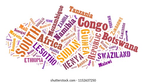 2,215 African Word Cloud Images, Stock Photos & Vectors | Shutterstock