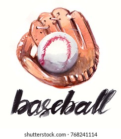 730 Watercolor baseball Images, Stock Photos & Vectors | Shutterstock