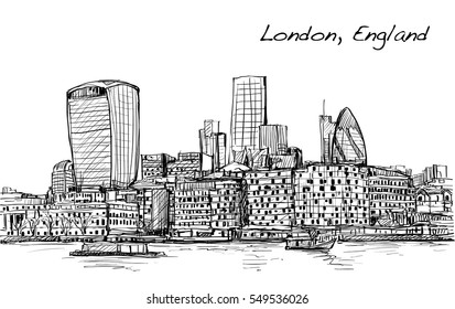 Sketch London Skyline Images, Stock Photos & Vectors | Shutterstock