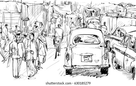 507 Kolkata sketch Images, Stock Photos & Vectors | Shutterstock