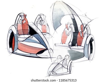 286 Car compact sketch Images, Stock Photos & Vectors | Shutterstock