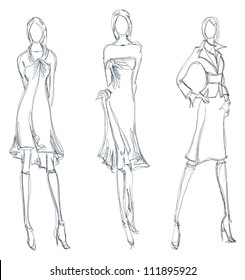 3,746,224 Fashion Drawing Images, Stock Photos & Vectors 