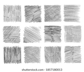 Doodles Set Scribble Collection Ink Sketches Stock Vector (Royalty Free ...