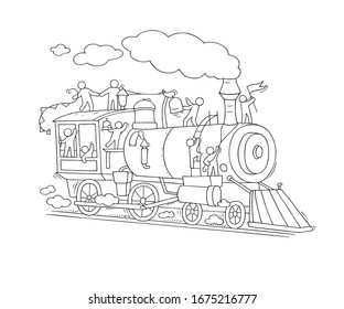 Train Sketch Images, Stock Photos & Vectors | Shutterstock