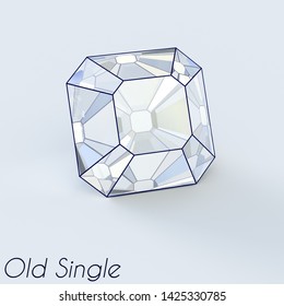 old single cut diamond