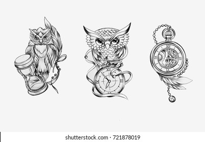 Clocktattoo Images Stock Photos Vectors Shutterstock