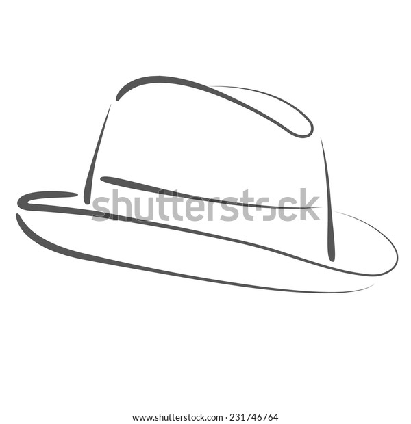 fedora hat template