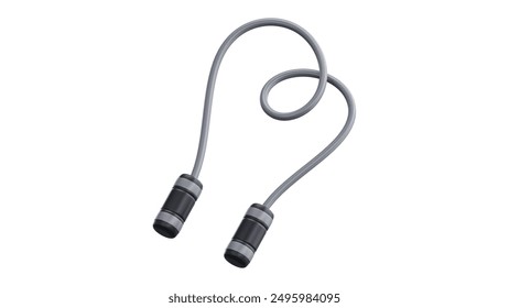 Skipping Rope 3D Illustrations, 3D rendering