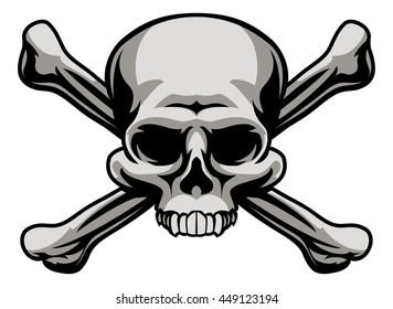 Skull Cross Bones Drawing Like Pirates Stock Vector (Royalty Free ...