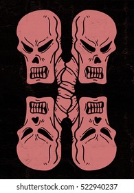 skull faces