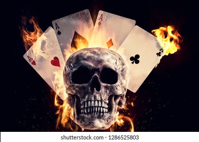 Playing Cards Fire Images Stock Photos Vectors Shutterstock