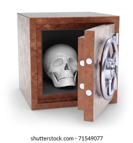 skull in safe