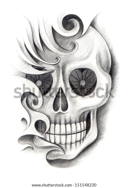 Featured image of post The Best 28 Jaw Skull Tattoo On Hand Drawing