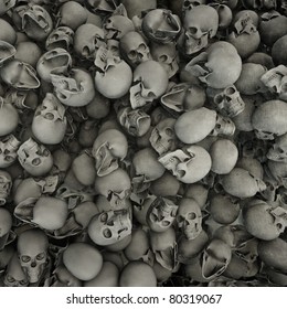 Skulls Background Grunge