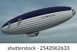 Sky Air solar powered airship dirigible 3d render