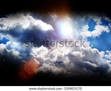 Similar – Image, Stock Photo Ring Nebula Telescope