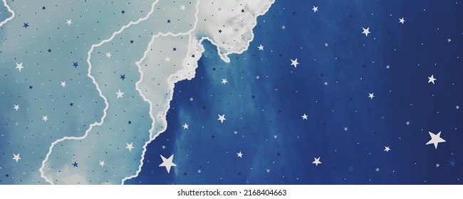 clouds and stars background clouds and stars background